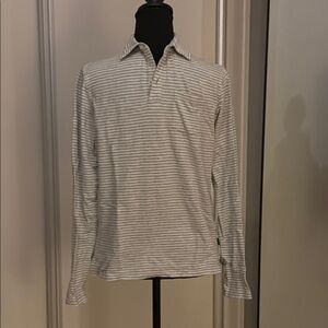 Vineyard Vines Striped Gray Boy's Shirt